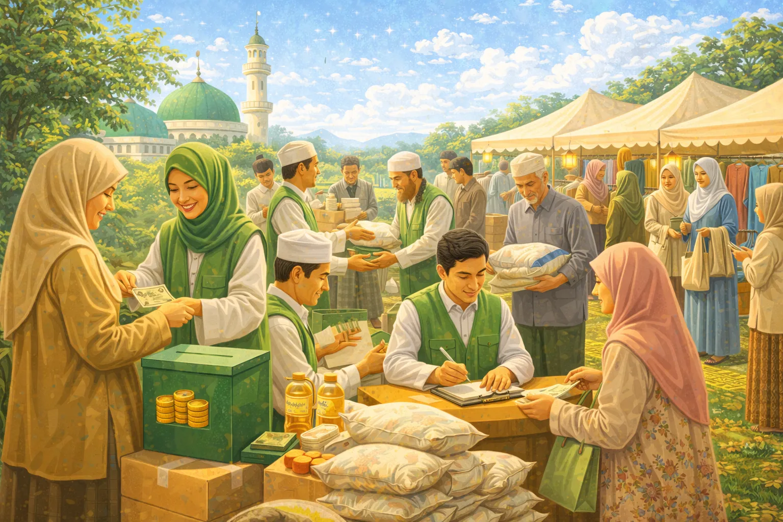 Penerimaan dan Penyaluran ZISWAF