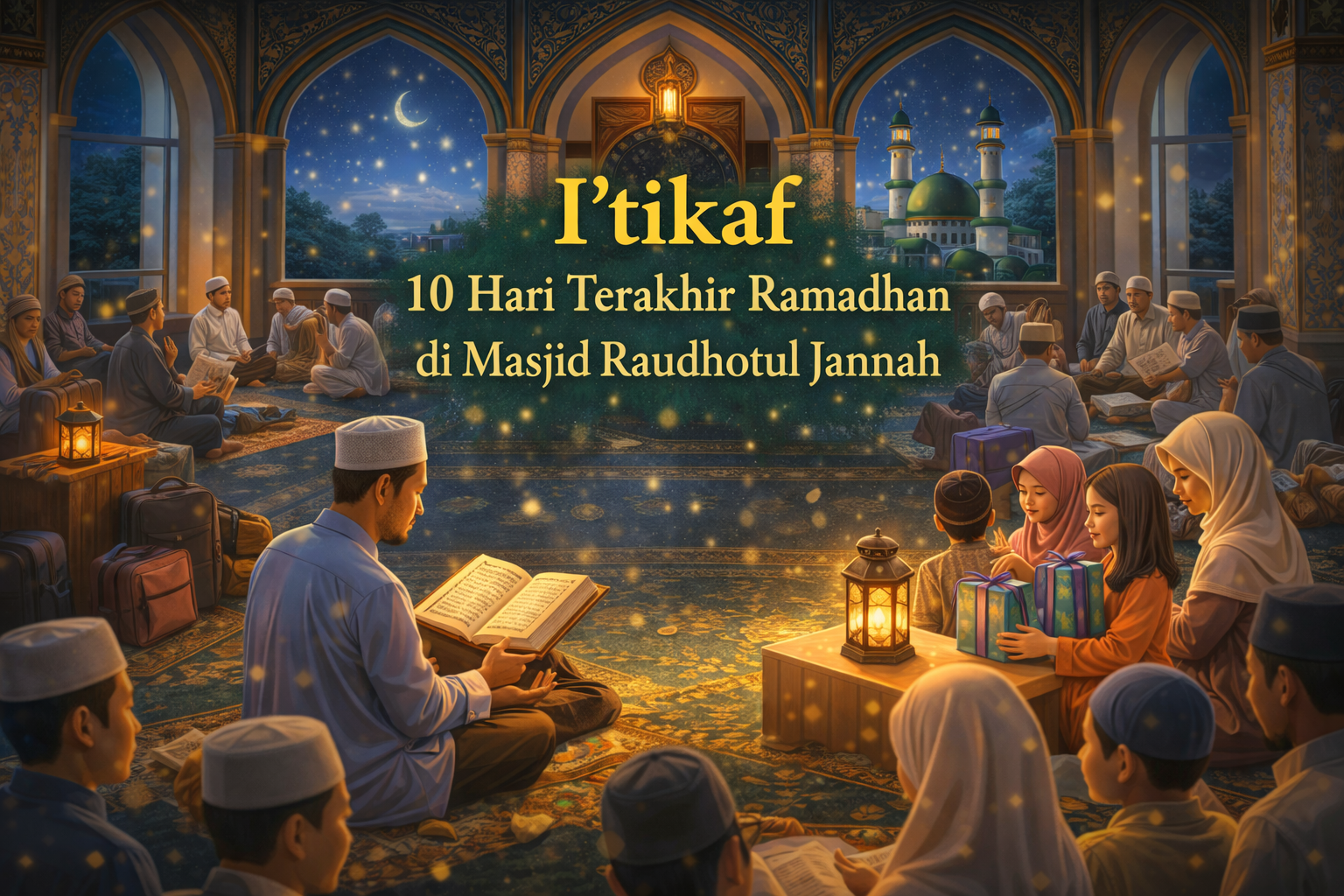 I’tikaf 10 Hari Terakhir Ramadhan di Masjid Raudhotul Jannah