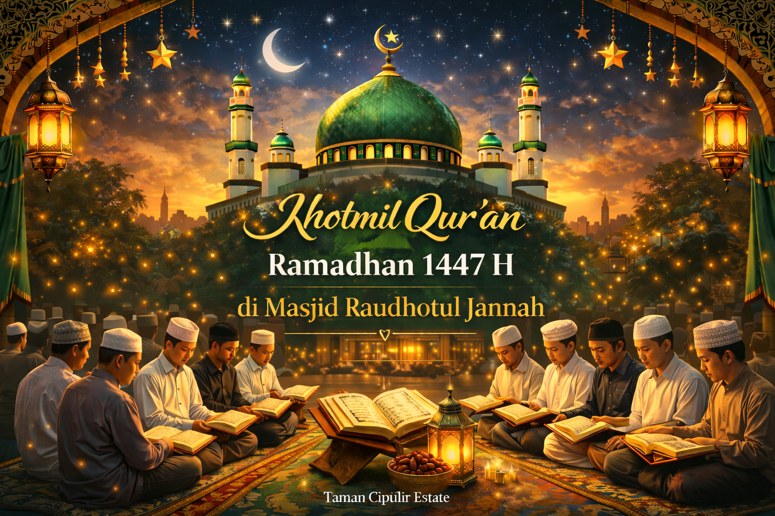 Khotmil Qur’an Ramadhan 1447 H di Masjid Raudhotul Jannah